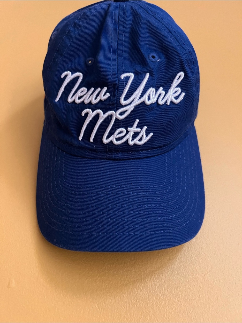 Blue Cap with White Script - New York Mets